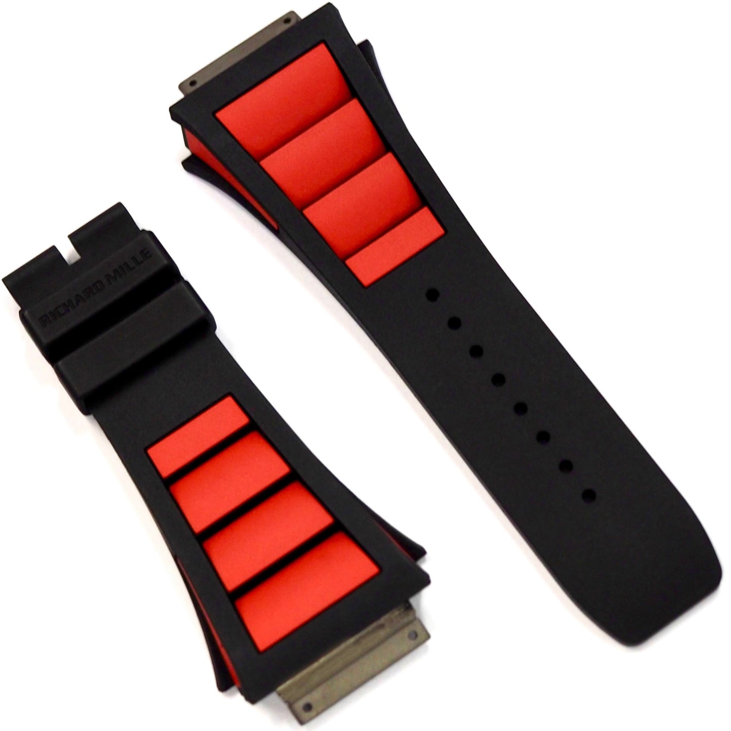 Richard Mille RM11 RUBBER STRAP BLACK / RED S SIZE - ART Luxury_Japan