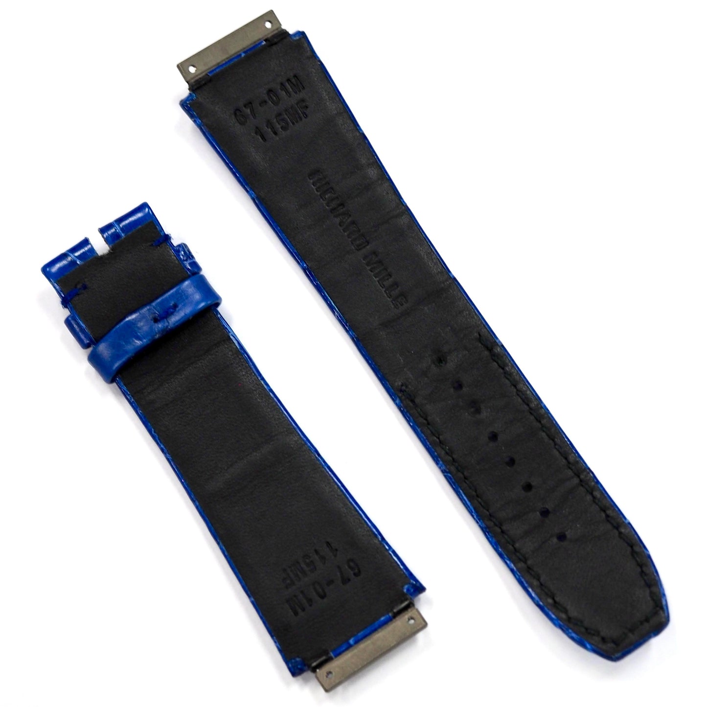 Richard Mille RM67-01 ALLIGATOR STRAP GLOSSY BLUE M SIZE - ART Luxury_Japan