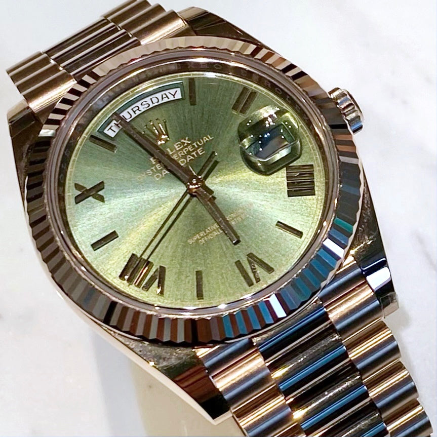Rolex Day-Date 228235 Green - ART Luxury_Japan