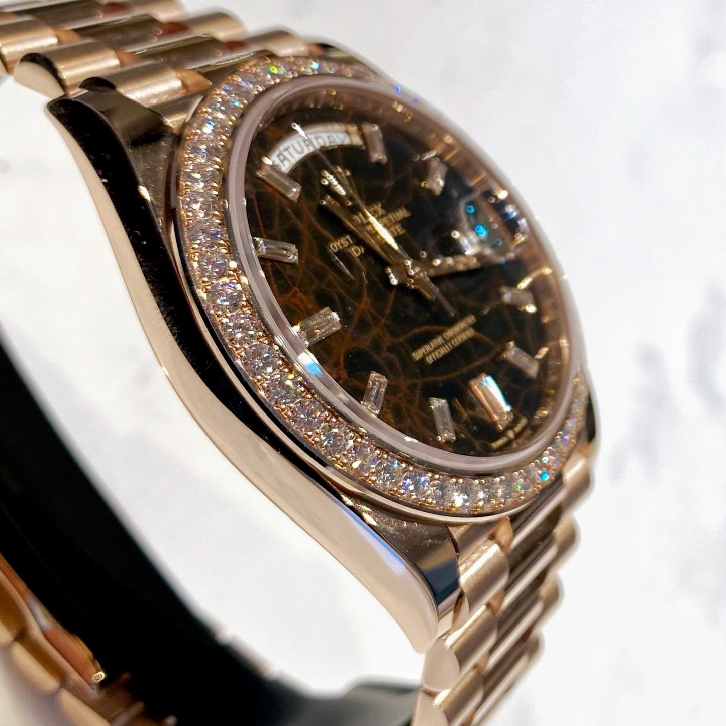 Rolex Day-Date 228345RBR Eisenkiesel - ART Luxury_Japan
