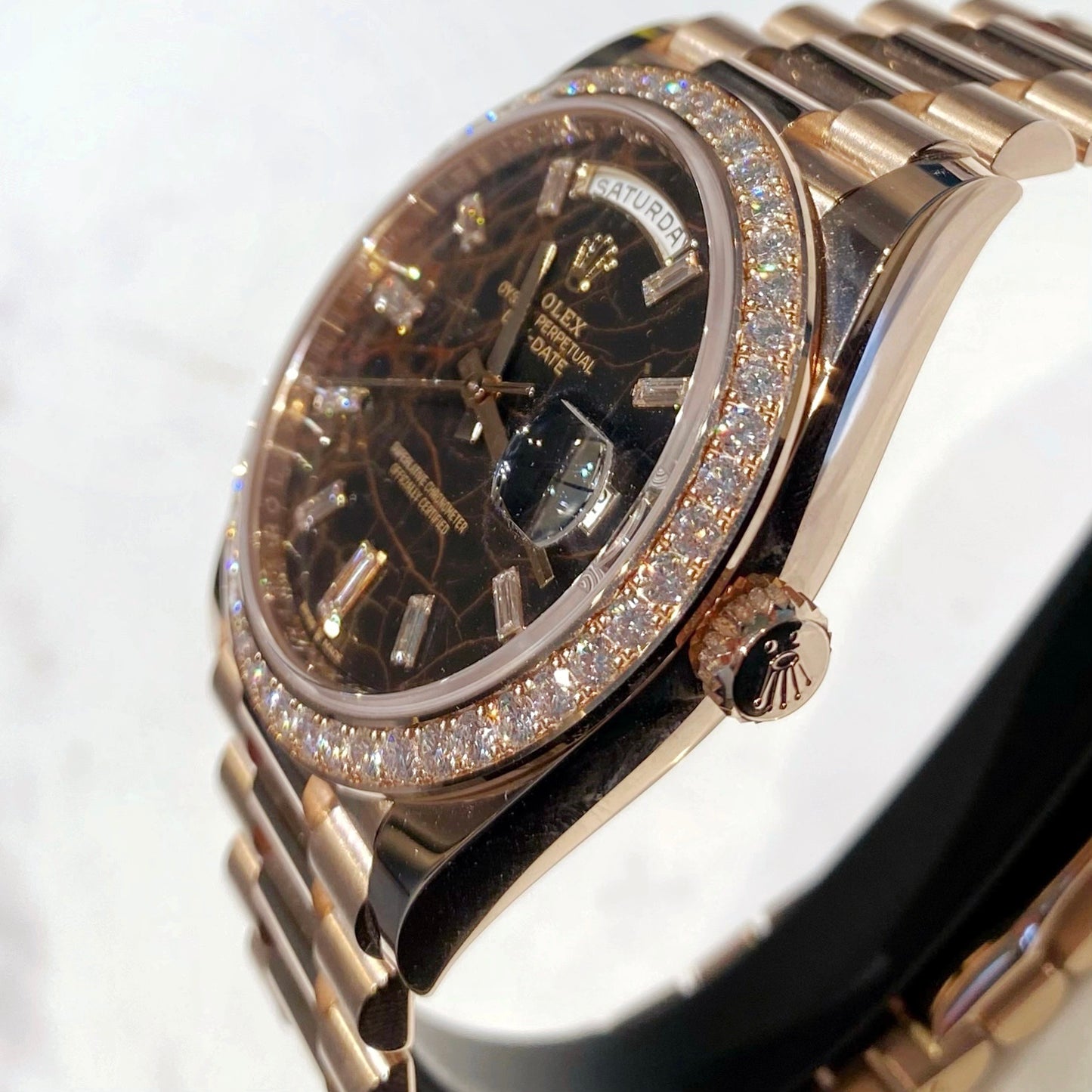 Rolex Day-Date 228345RBR Eisenkiesel - ART Luxury_Japan