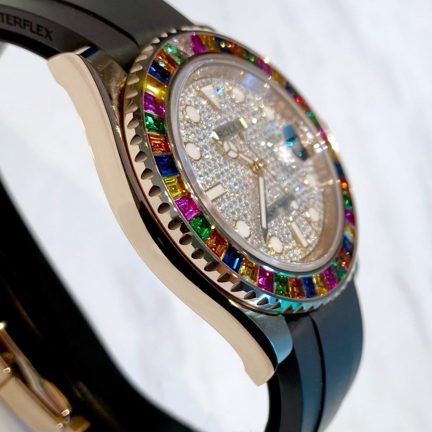 Rolex Yacht-Master 116695SATS Pave - ART Luxury_Japan