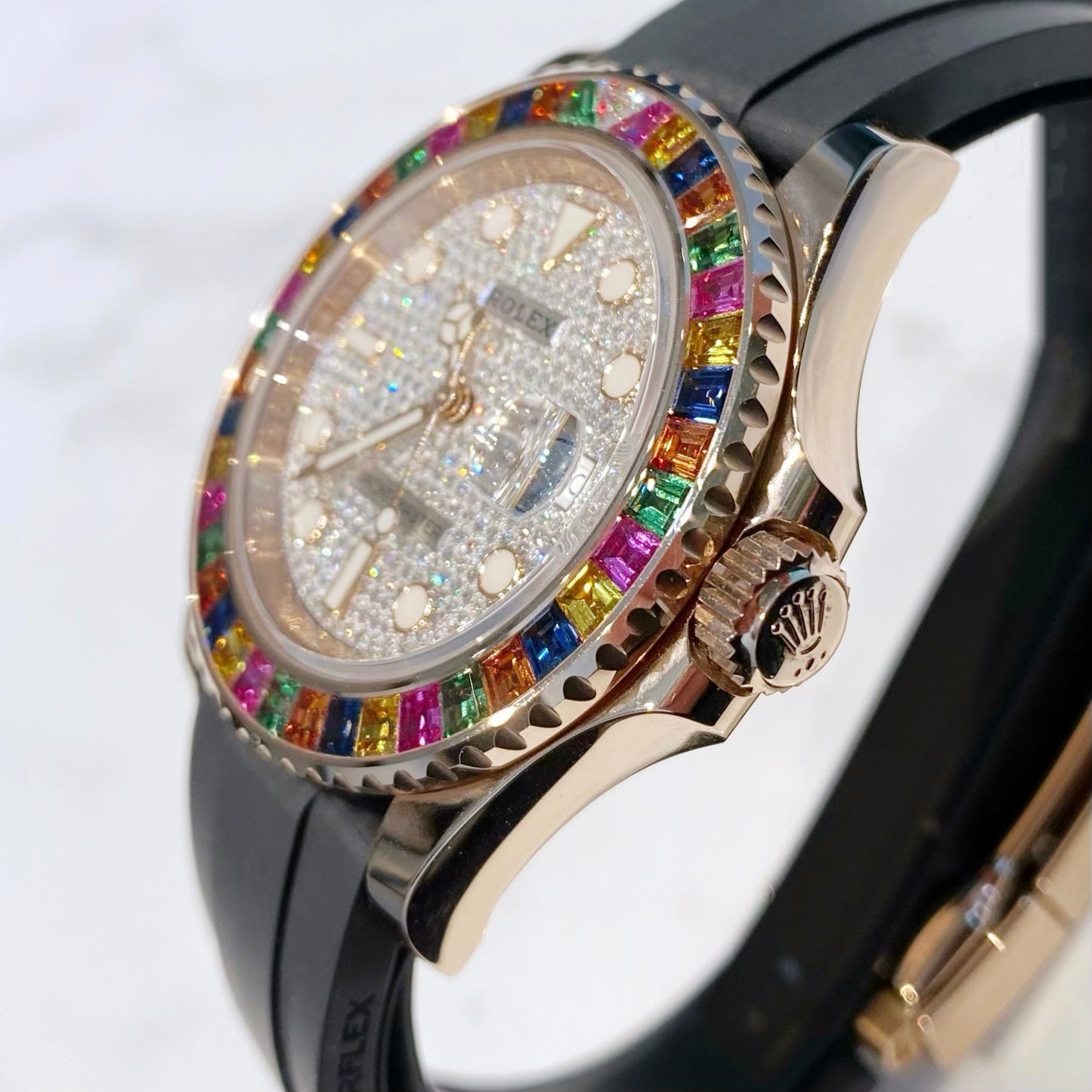 Rolex Yacht-Master 116695SATS Pave - ART Luxury_Japan