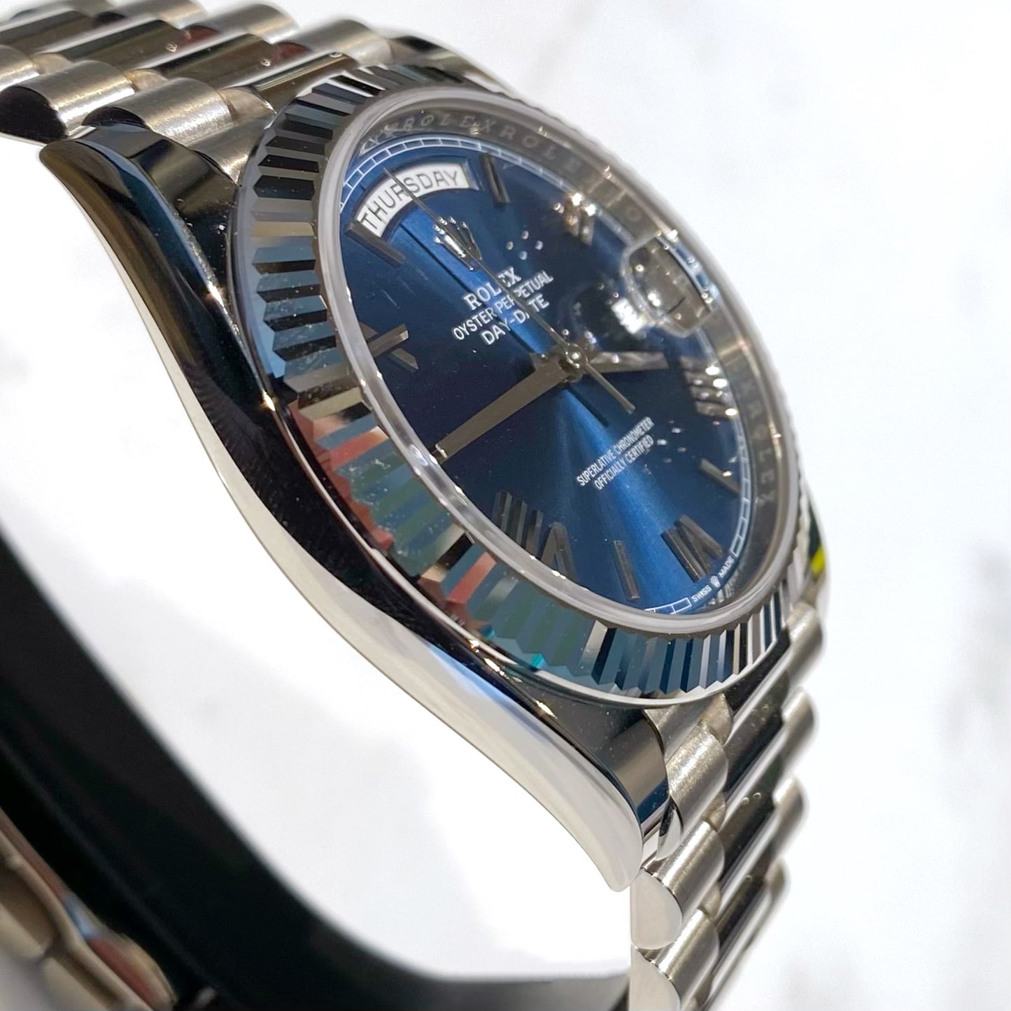 Rolex Day-Date 228239 Blue - ART Luxury_Japan