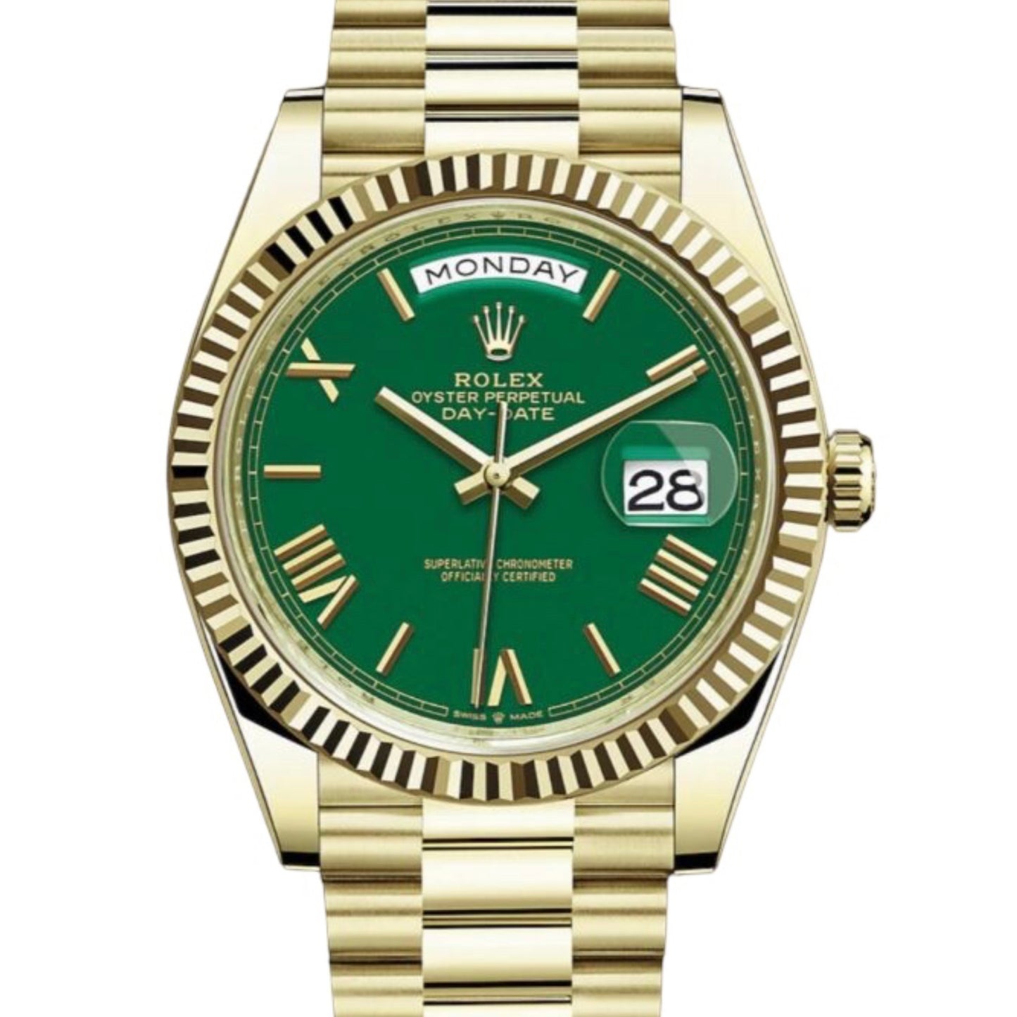 Rolex Day-Date 228238 Green - ART Luxury_Japan