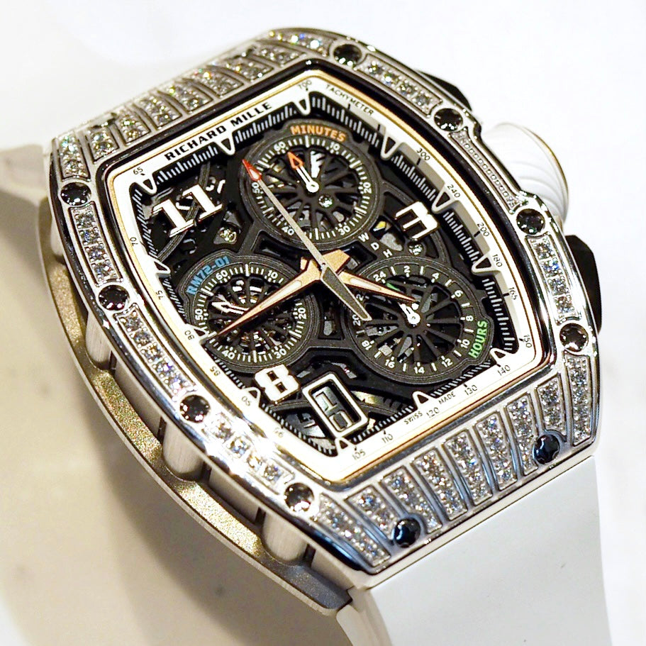Richard Mille RM72-01 Automatic Winding Lifestyle Flyback Chronograph Medset Diamond - ART Luxury_Japan