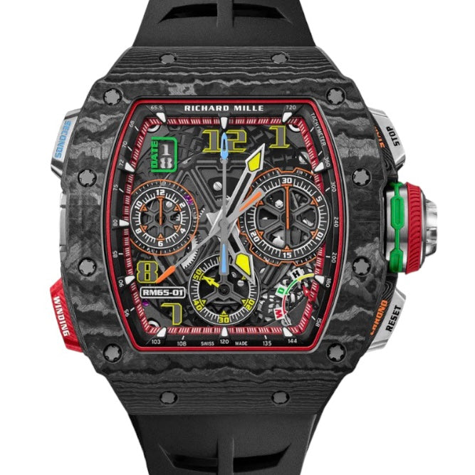 Richard Mille RM65-01 Automatic Winding Split-seconds Chronograph Black TPT - ART Luxury_Japan