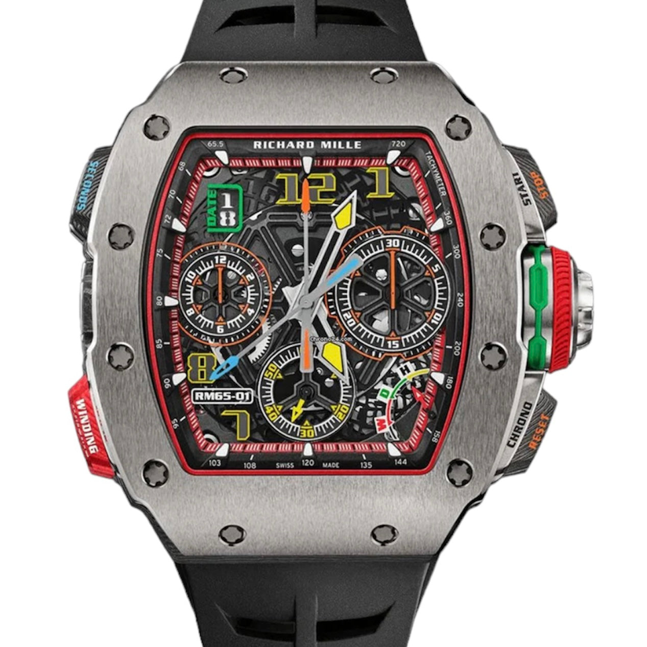 Richard Mille RM65-01 Automatic Winding Split-seconds Chronograph TI - ART Luxury_Japan