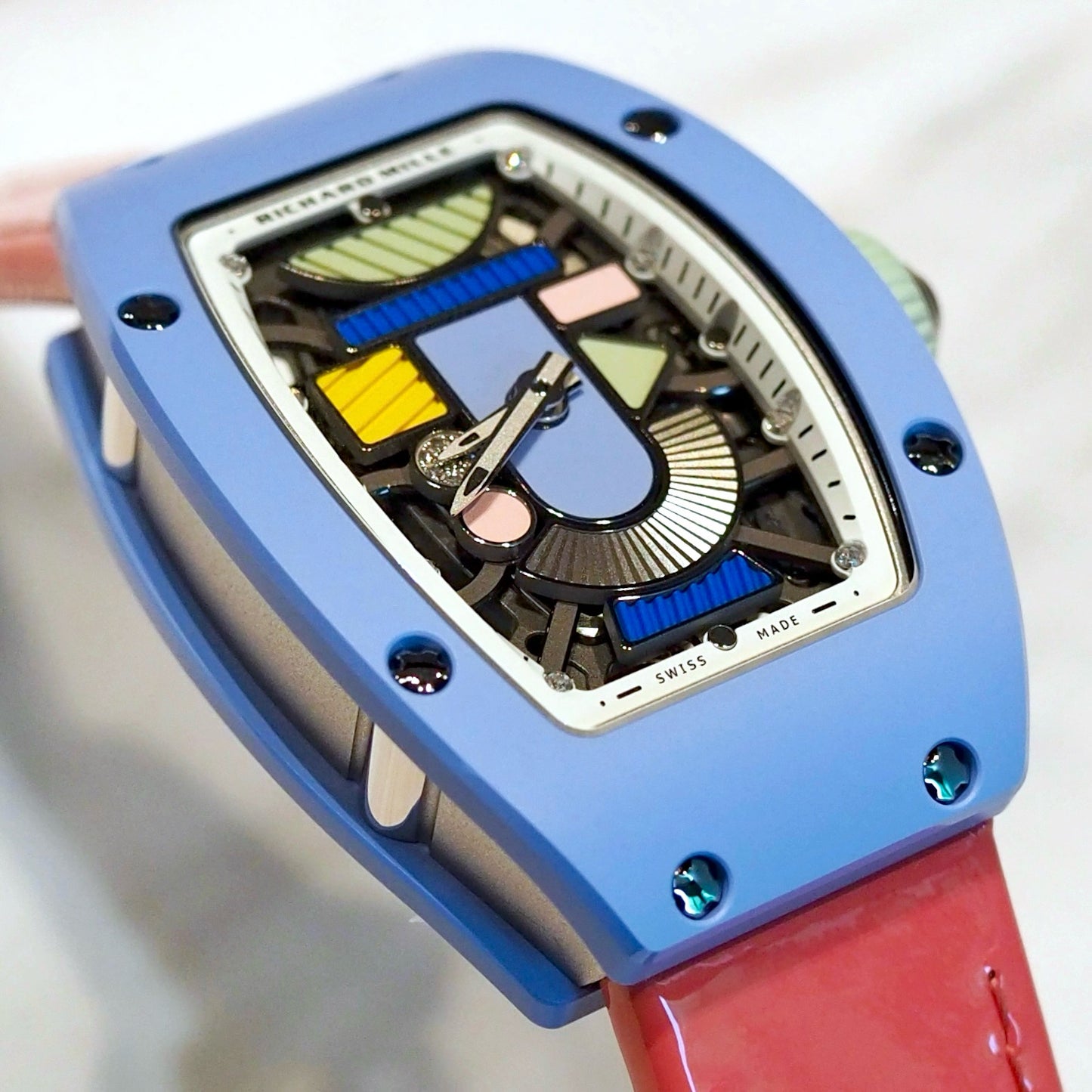 Richard Mille RM07-01 Automatic Winding Coloured Powder Blue Ceramics - ART Luxury_Japan