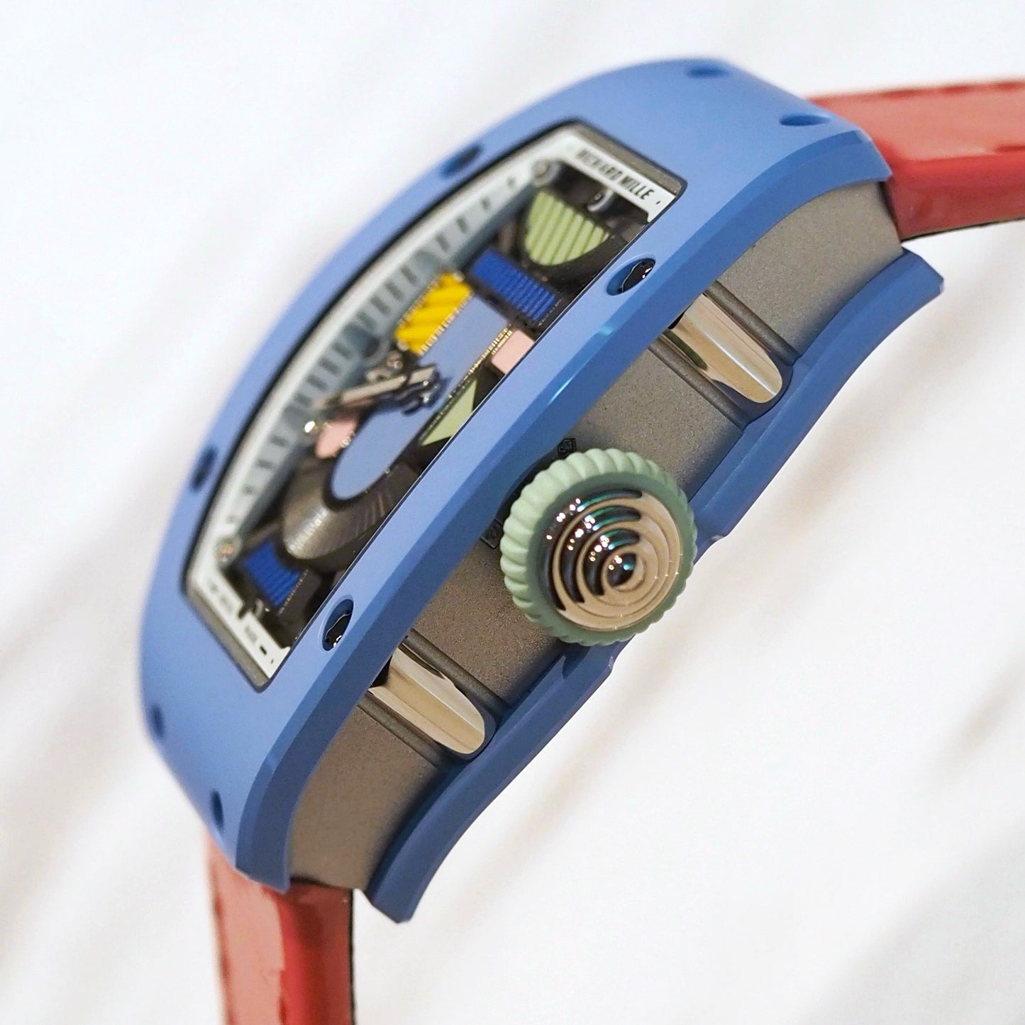 Richard Mille RM07-01 Automatic Winding Coloured Powder Blue Ceramics - ART Luxury_Japan