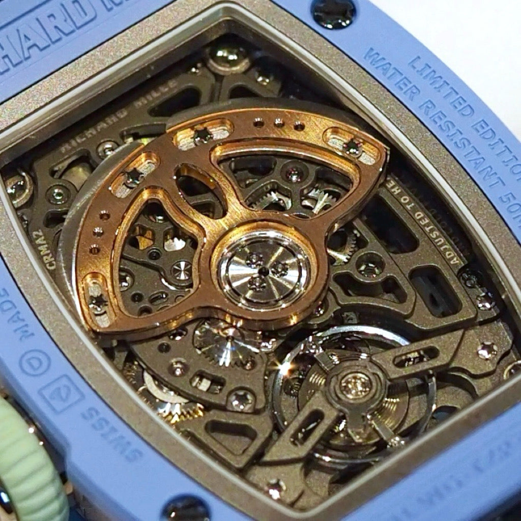 Richard Mille RM07-01 Automatic Winding Coloured Powder Blue Ceramics - ART Luxury_Japan