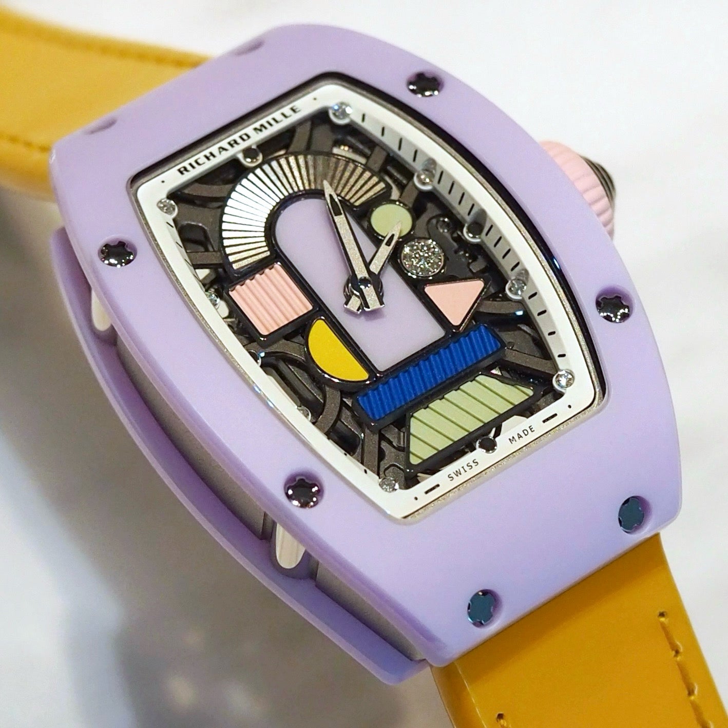 Richard Mille RM07-01 Automatic Winding Coloured Lavender Pink Ceramics - ART Luxury_Japan