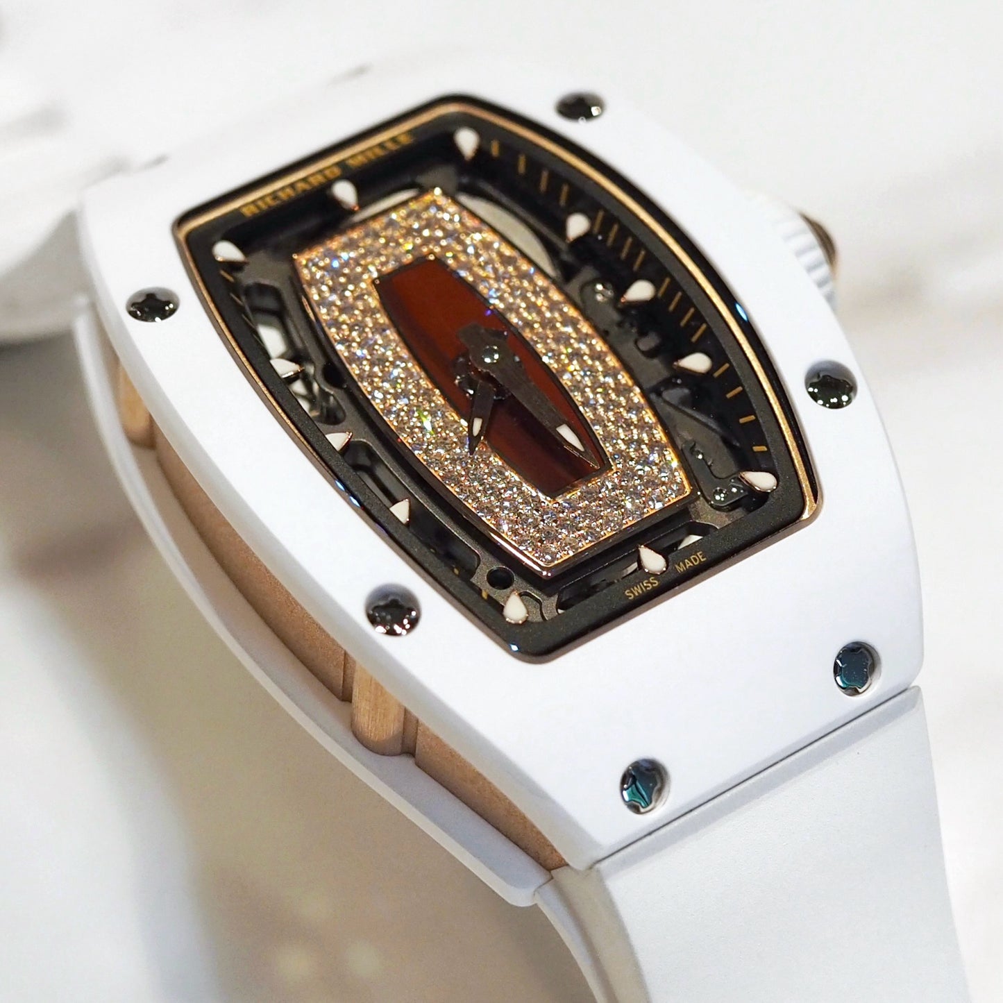 Richard Mille RM07-01 Automatic Winding White Ceramic Jasper - ART Luxury_Japan