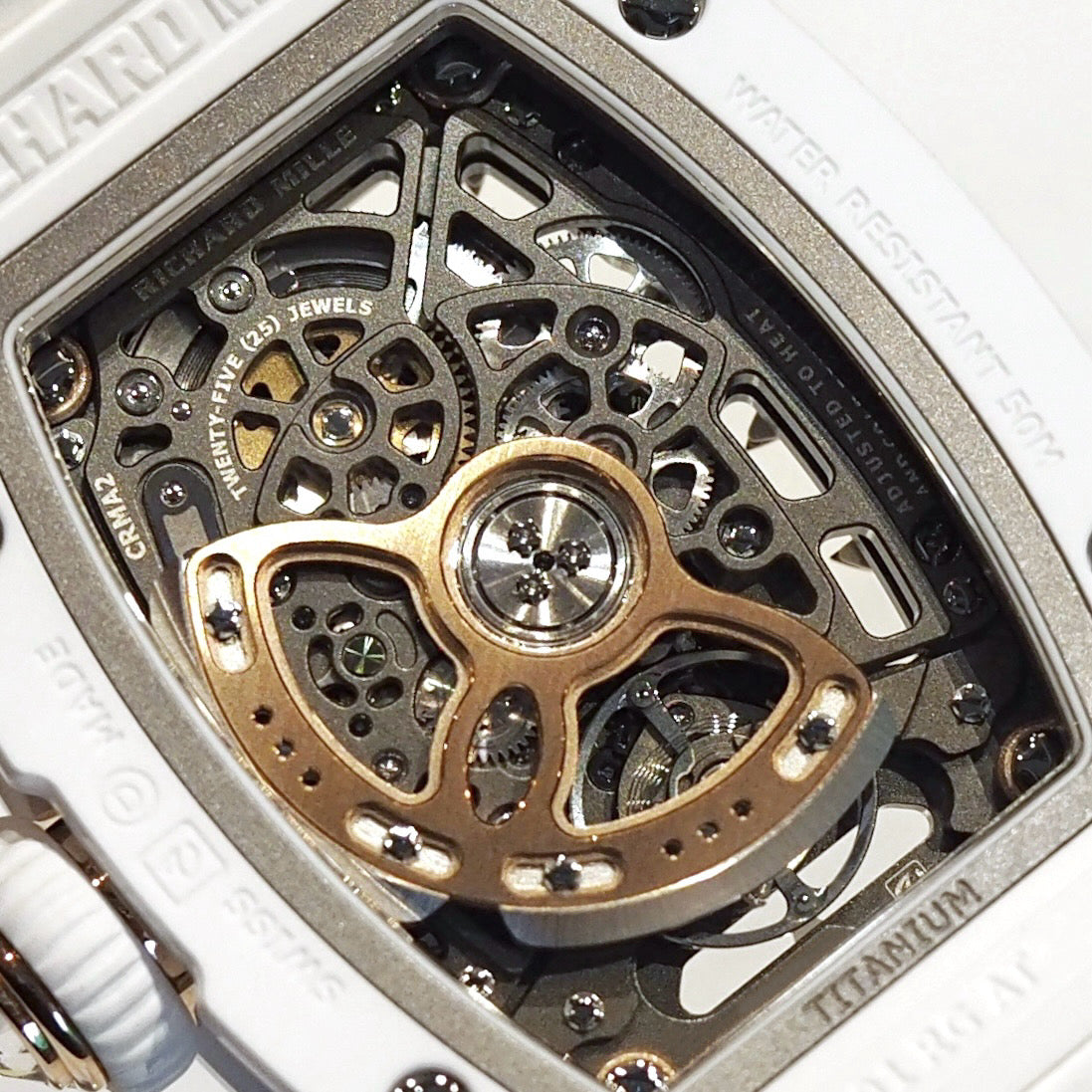 Richard Mille RM07-01 Automatic Winding White Ceramic One Rows Diamond MOP - ART Luxury_Japan