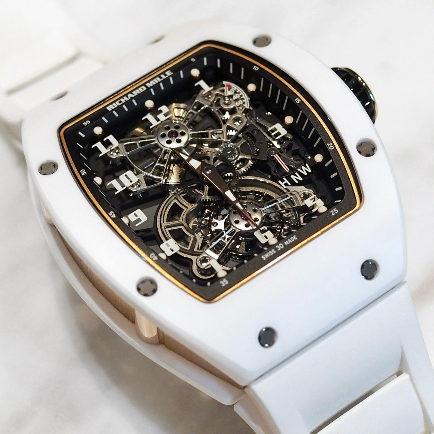 Richard Mille RM17-01 Manual Winding white ceramic - ART Luxury_Japan