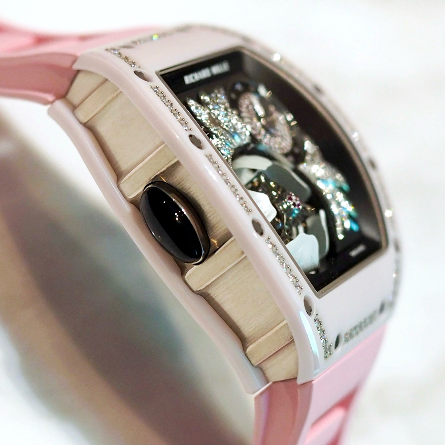 Richard Mille RM19-02 Tourbillon Fleur Pink Ceramic Limited Edition - ART Luxury_Japan