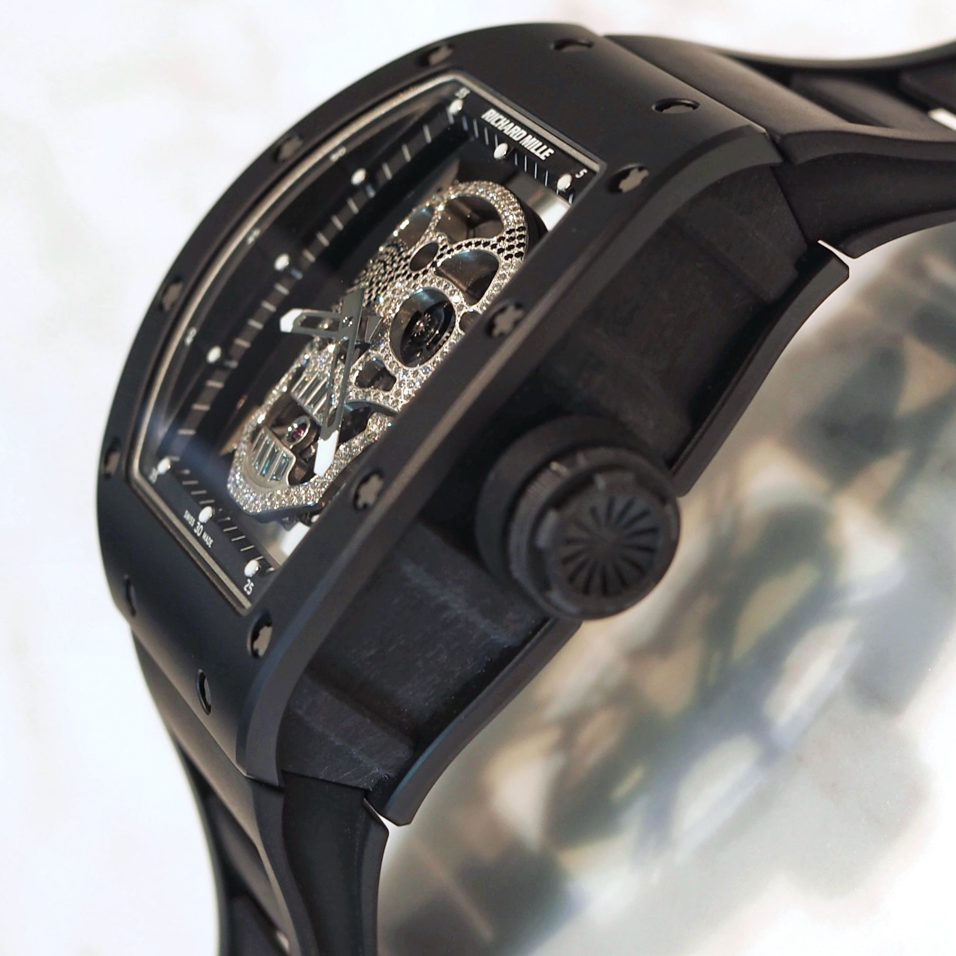 Richard Mille RM52-01 Black Ceramics Tourbillon Skull Limited Edition - ART Luxury_Japan