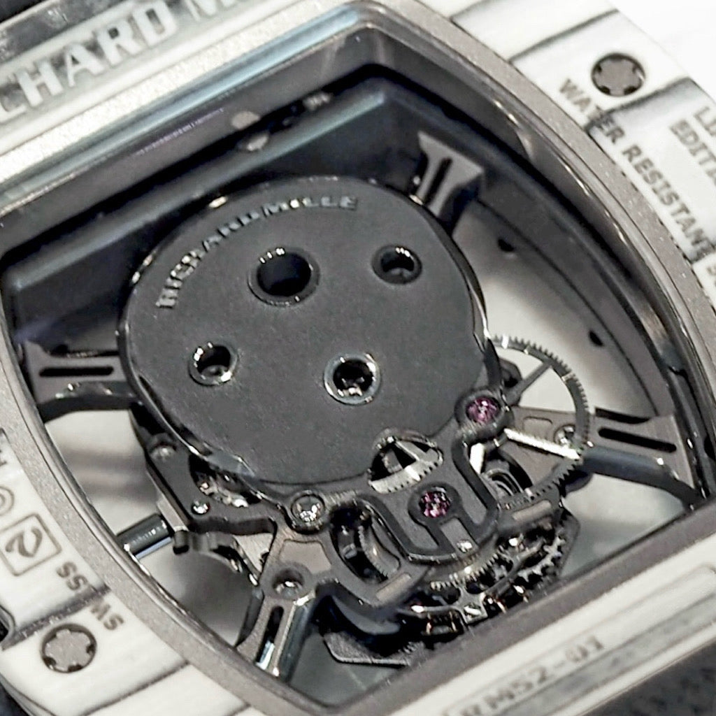 Richard Mille RM52-01 White TPT Tourbillon Skull Limited Edition - ART Luxury_Japan