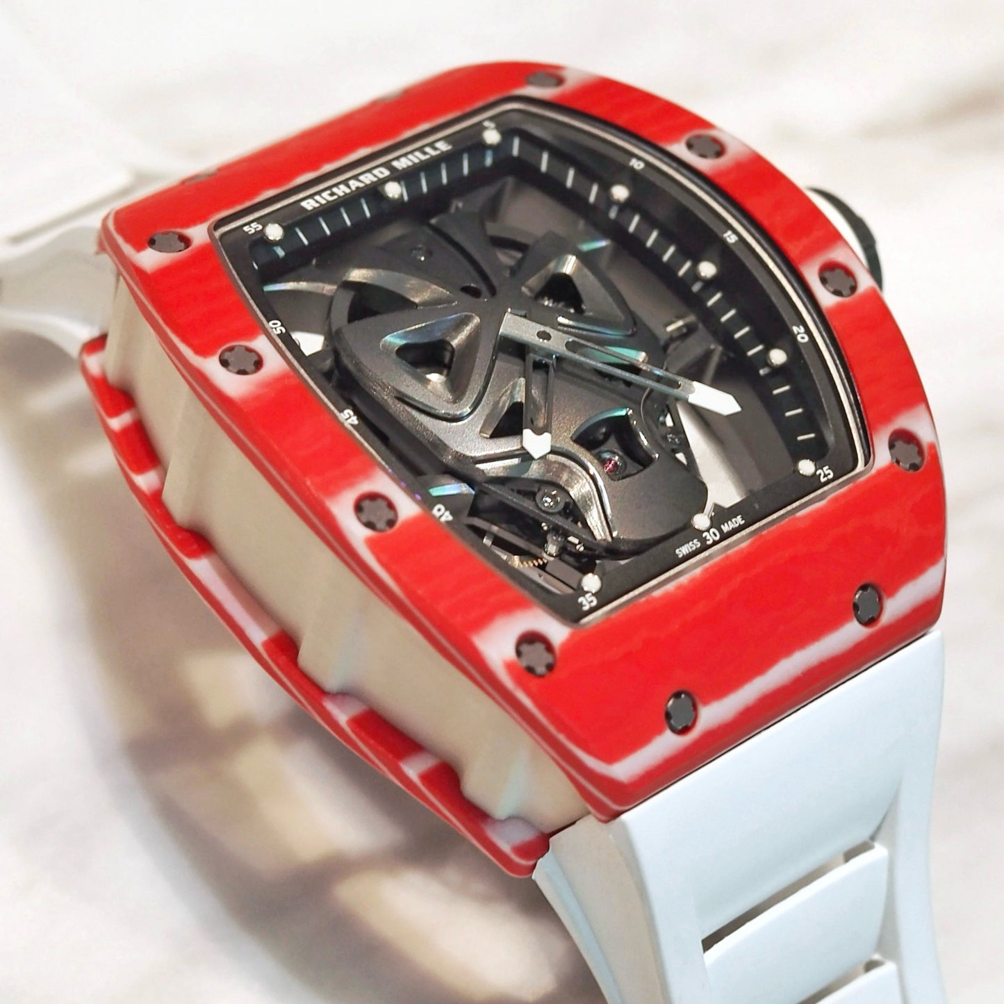 Richard Mille RM52-06 Red TPT Tourbillon Mask Limited Edition - ART Luxury_Japan