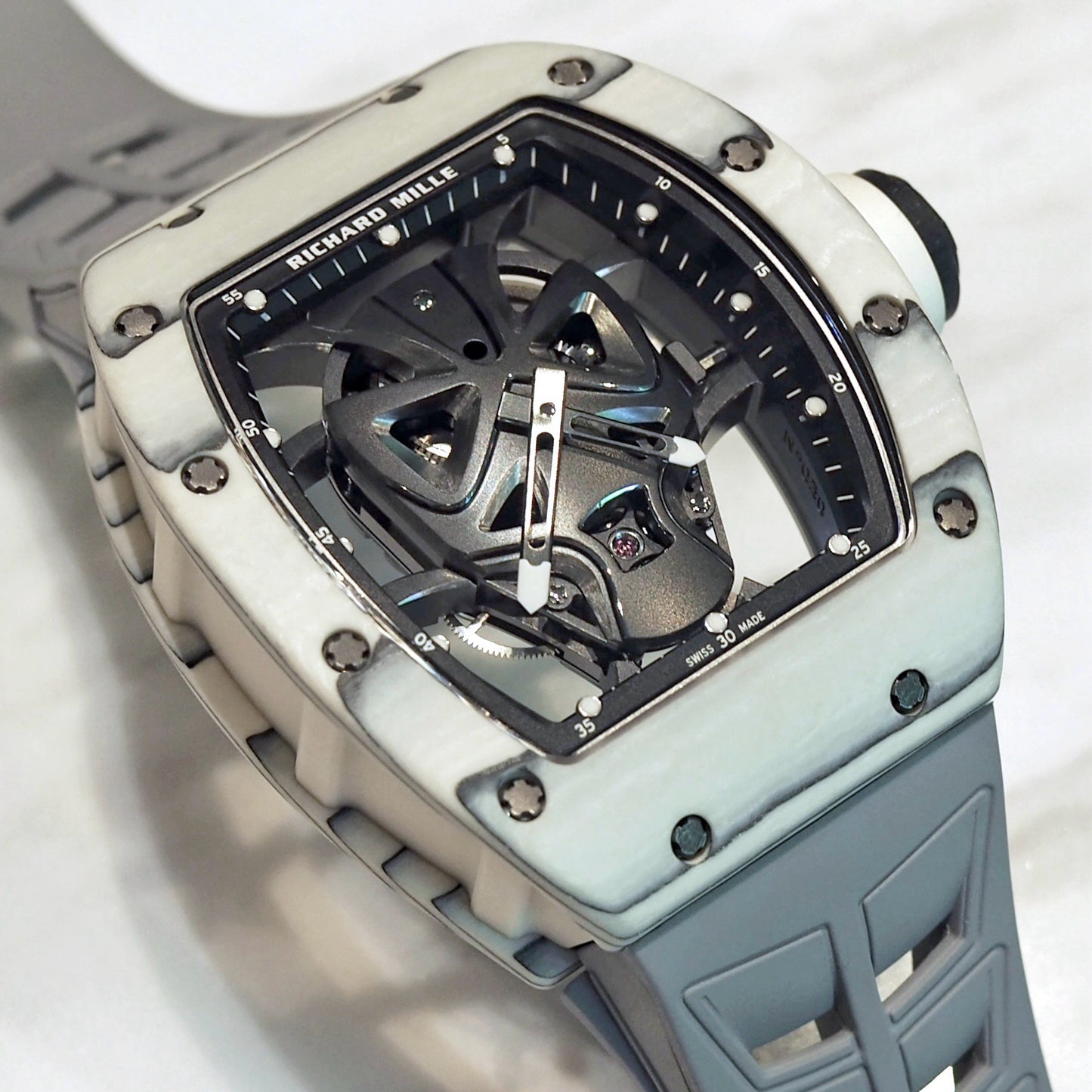 Richard Mille RM52-06 White TPT Tourbillon Mask Limited Edition - ART Luxury_Japan