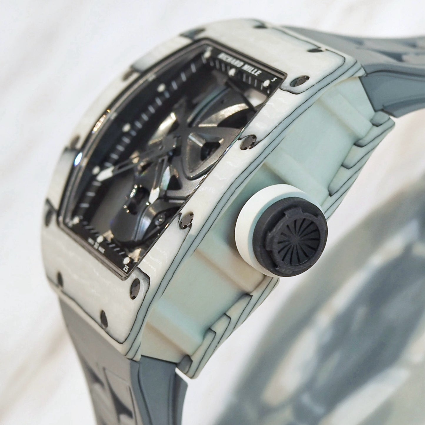 Richard Mille RM52-06 White TPT Tourbillon Mask Limited Edition - ART Luxury_Japan