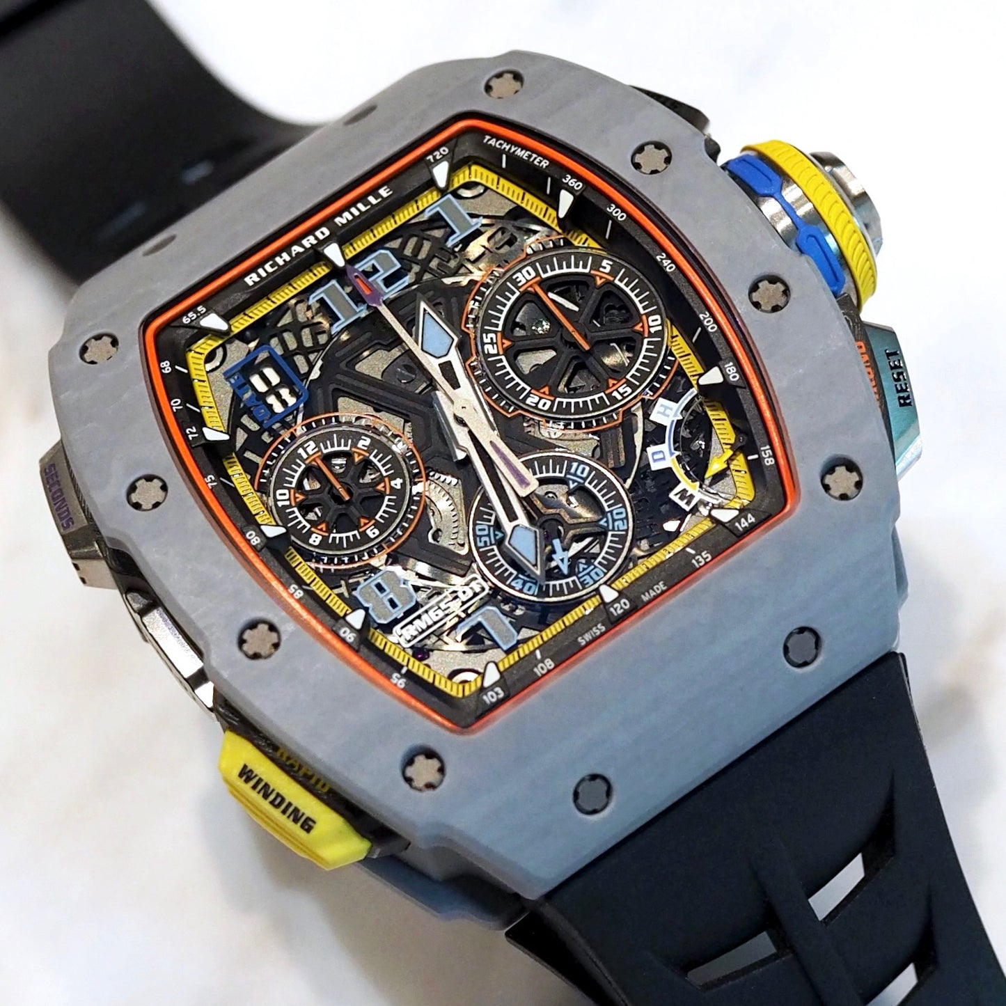 Richard Mille RM65-01 Automatic Winding Split-seconds Chronograph Grey TPT - ART Luxury_Japan