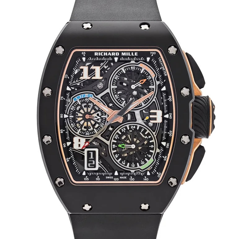 Richard Mille RM72-01 Automatic Winding Lifestyle Flyback Chronograph Black Ceramic - ART Luxury_Japan