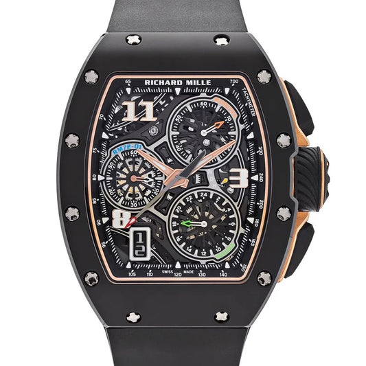 Richard Mille RM72-01 Automatic Winding Lifestyle Flyback Chronograph Black Ceramic - ART Luxury_Japan