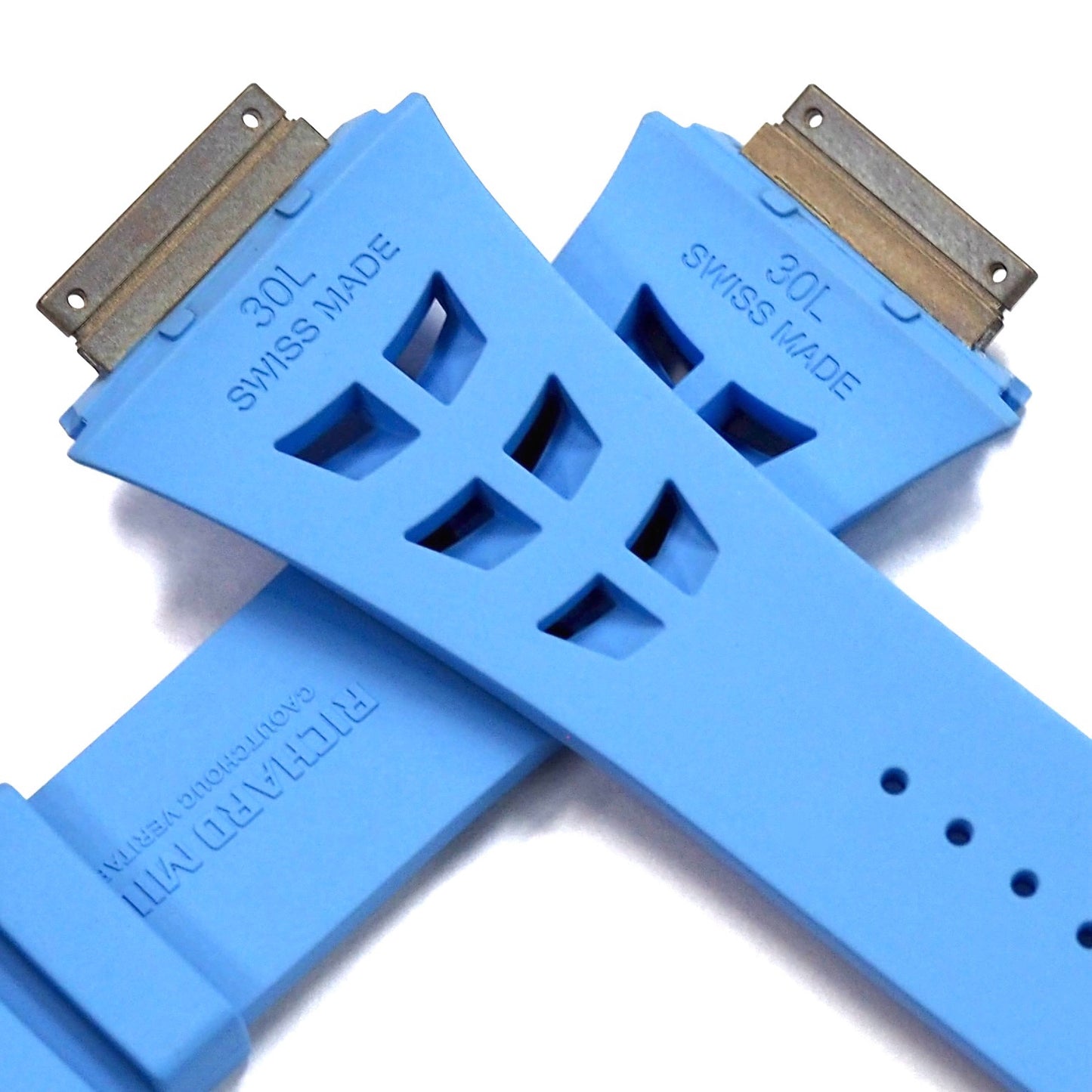 Richard Mille RM30 RUBBER STRAP LIGHT BLUE L SIZE - ART Luxury_Japan