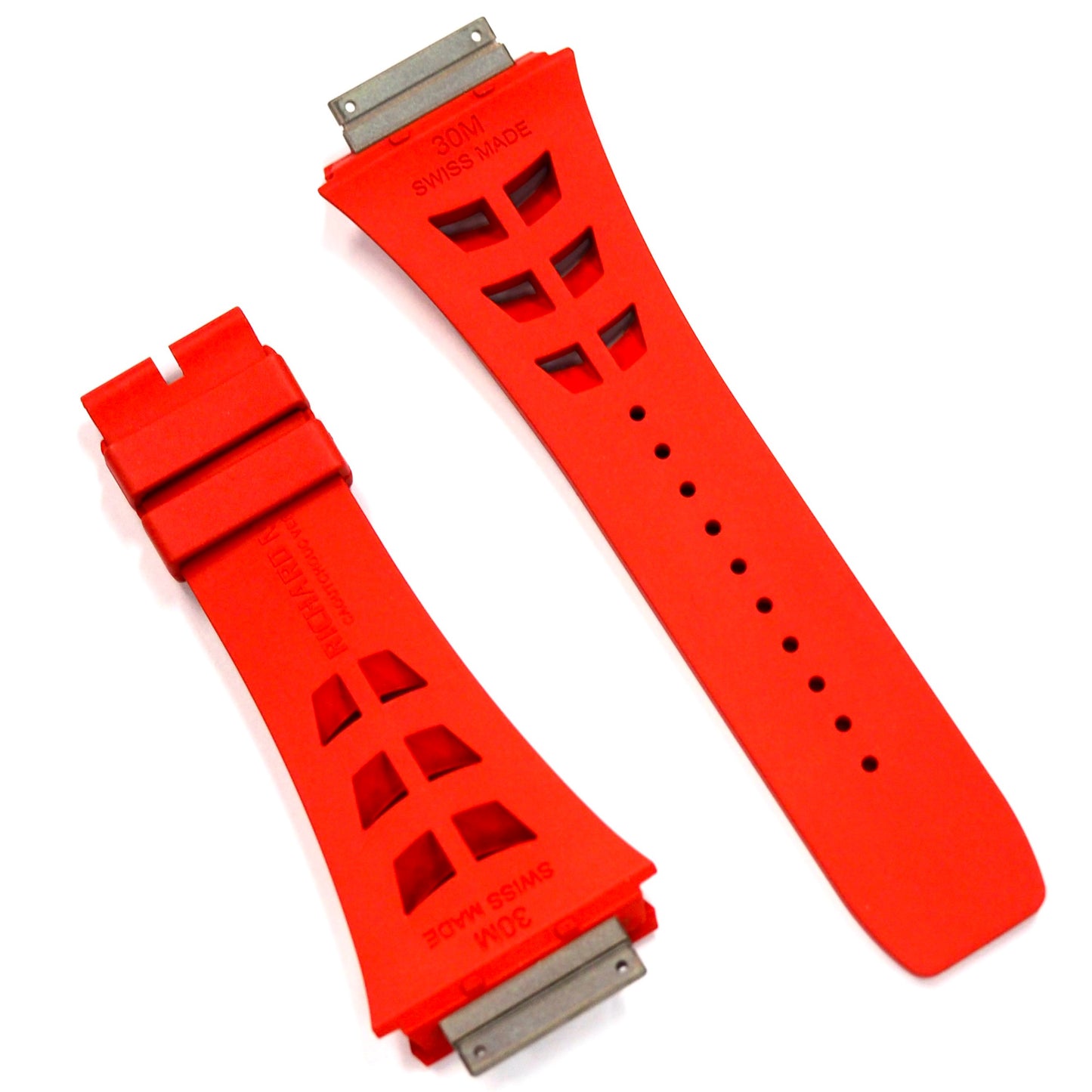 Richard Mille RM30 RUBBER STRAP RED / WHITE M SIZE - ART Luxury_Japan