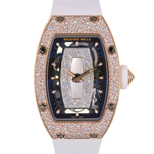 Richard Mille RM07-01 Automatic Winding Rose Gold Snow Set MOP - ART Luxury_Japan