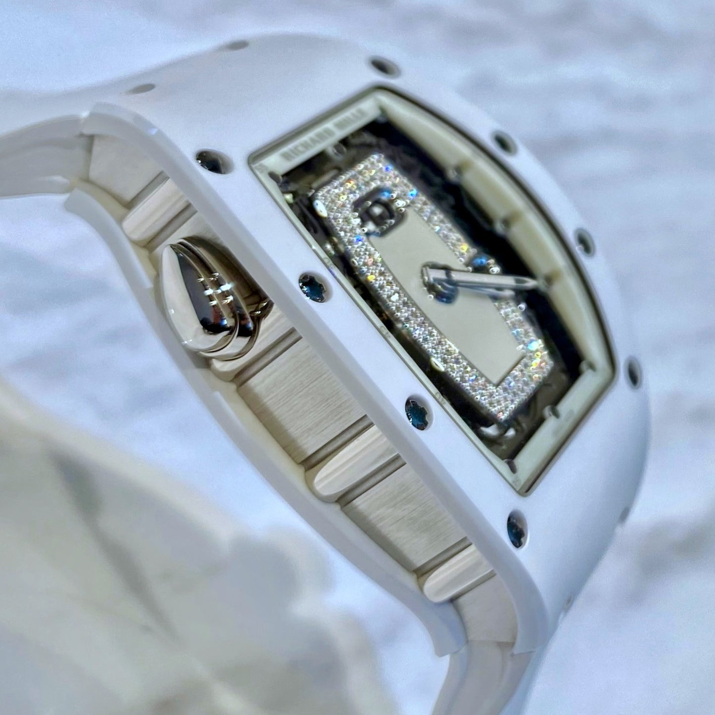 Richard Mille RM037 White Ceramic MOP - ART Luxury_Japan
