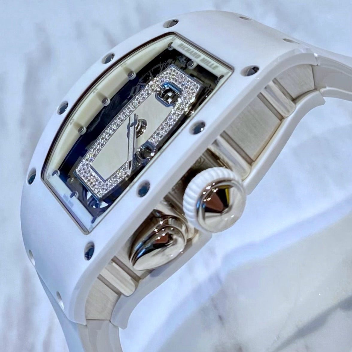 Richard Mille RM037 White Ceramic MOP - ART Luxury_Japan