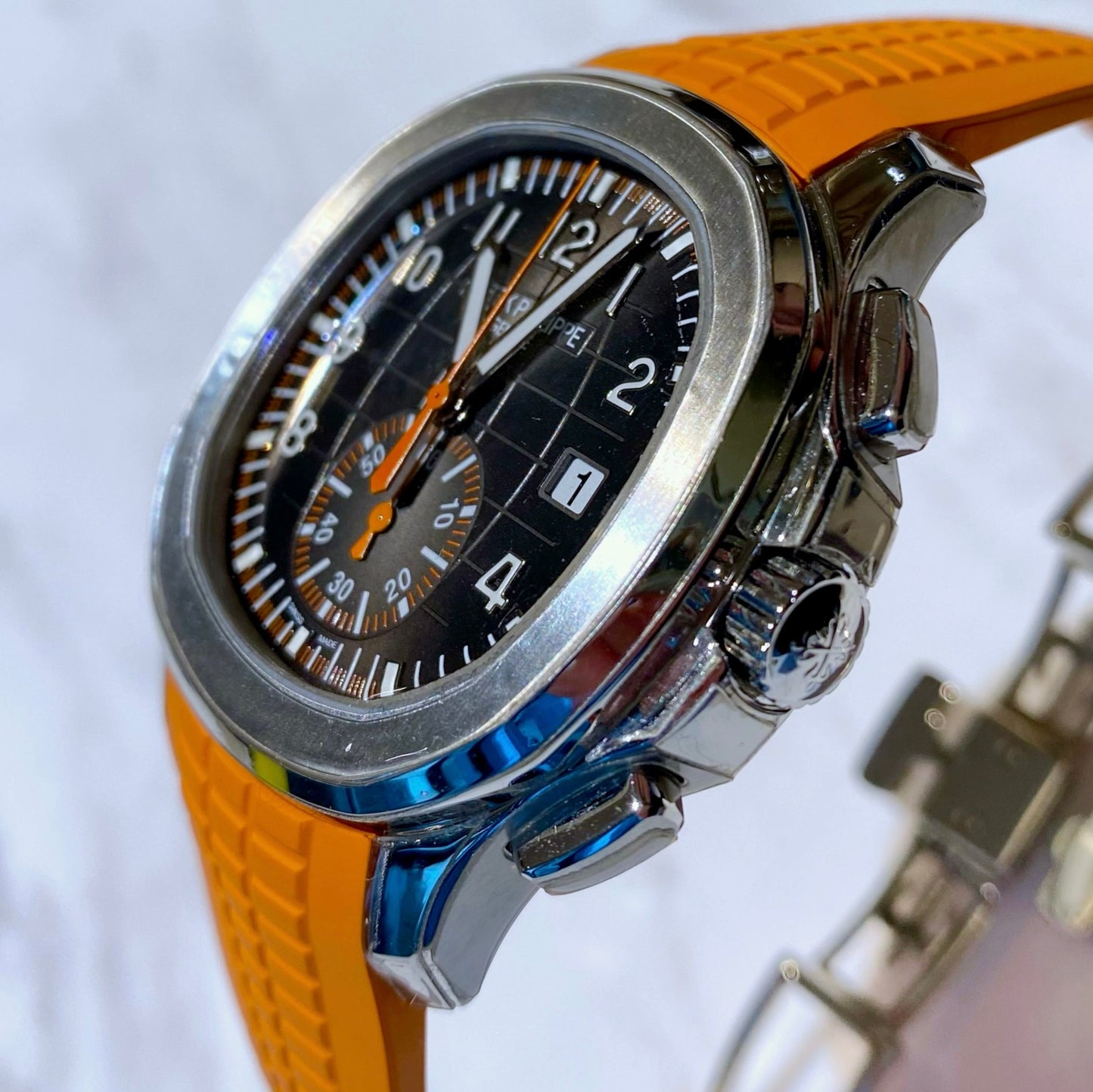 Patek Philippe Aquanaut Chronograph 5968A-001 - ART Luxury_Japan