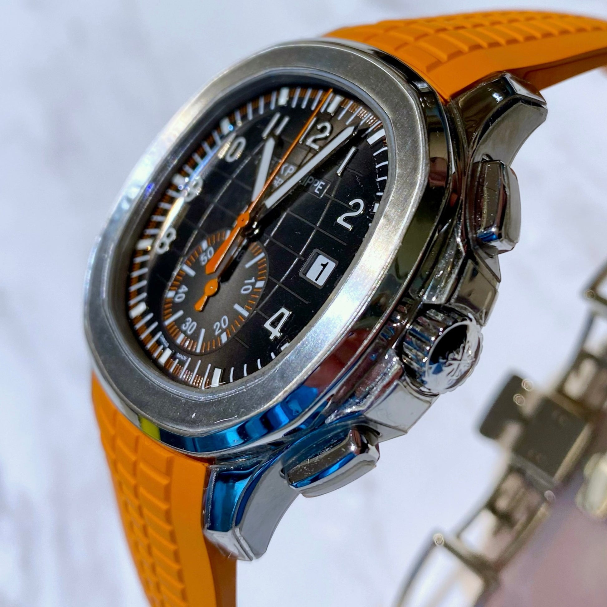 Patek Philippe Aquanaut Chronograph 5968A-001 - ART Luxury_Japan