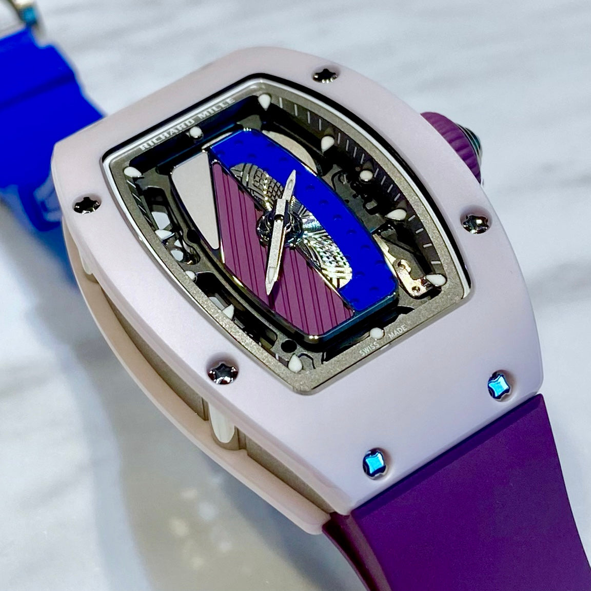 Richard Mille RM07-01 Automatic Winding Pastel Pink Ceramic - ART Luxury_Japan