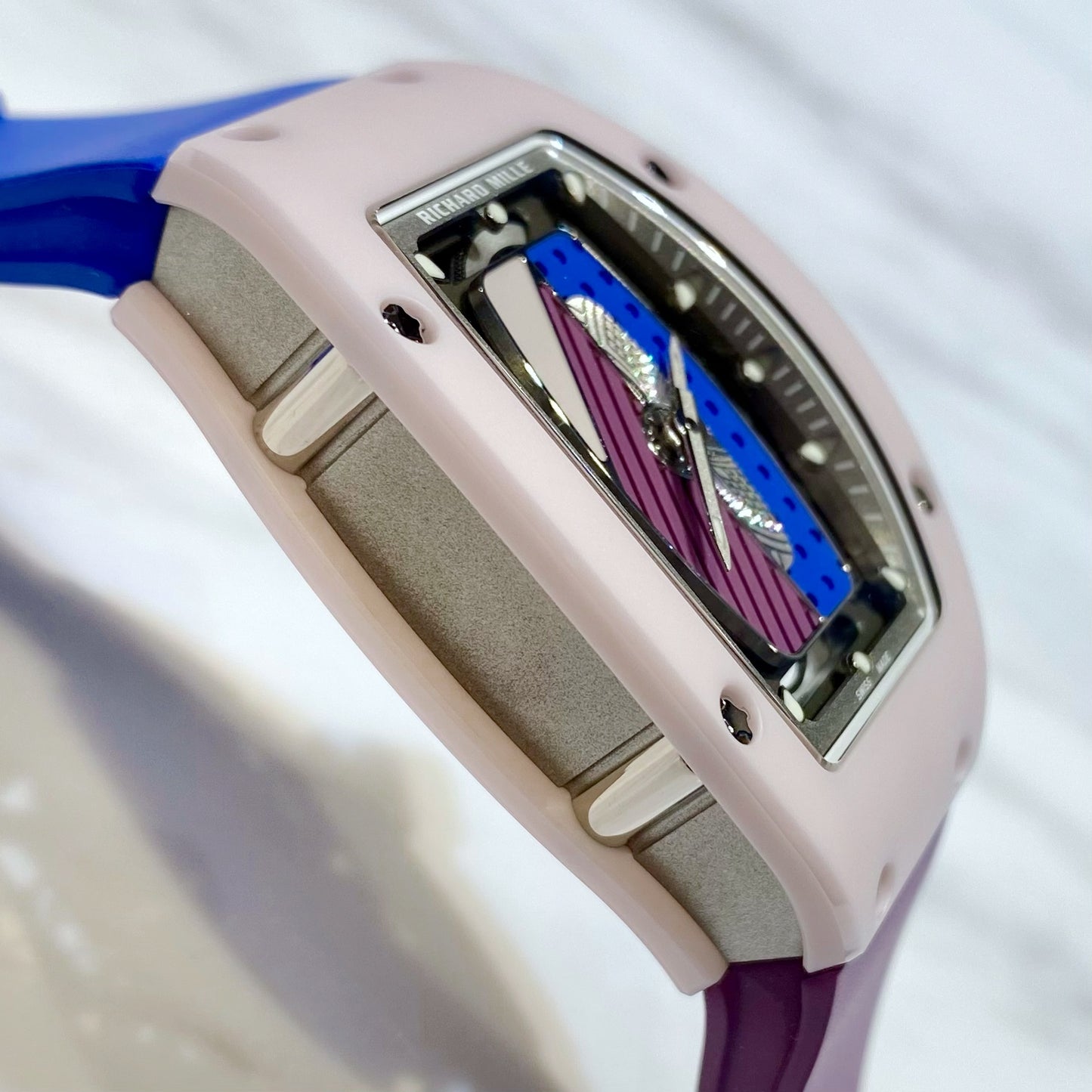 Richard Mille RM07-01 Automatic Winding Pastel Pink Ceramic - ART Luxury_Japan