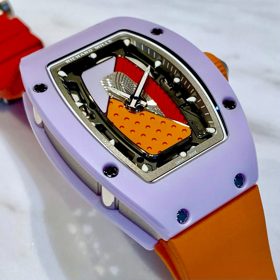Richard Mille RM07-01 Automatic Winding Pastel Lavender Ceramic - ART Luxury_Japan