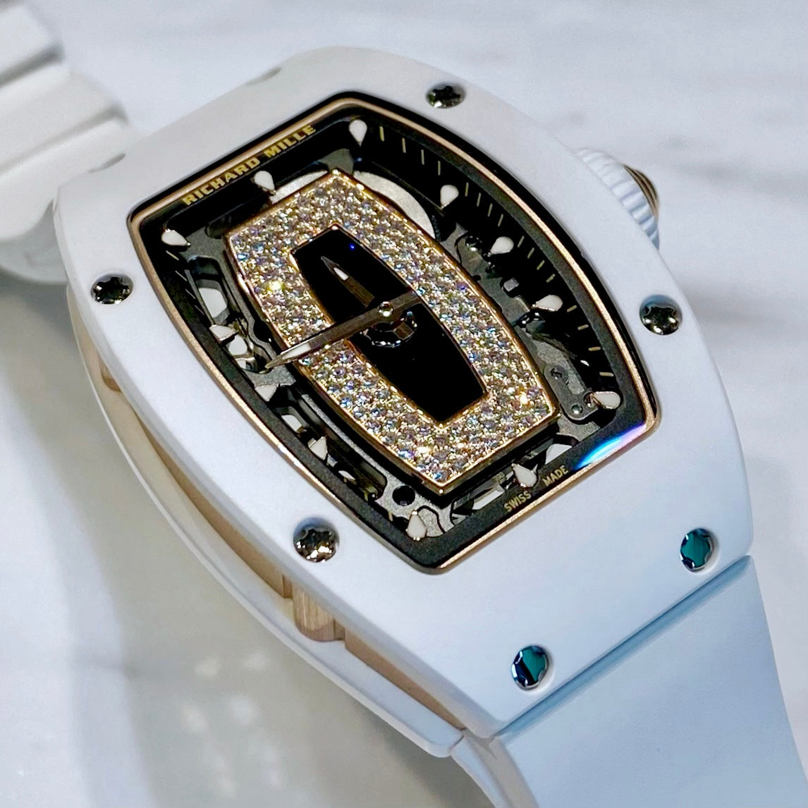 Richard Mille RM07-01 Automatic Winding White Ceramic Onyx - ART Luxury_Japan