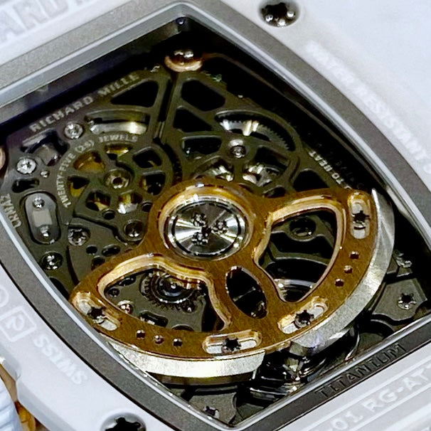 Richard Mille RM07-01 Automatic Winding White Ceramic Onyx - ART Luxury_Japan