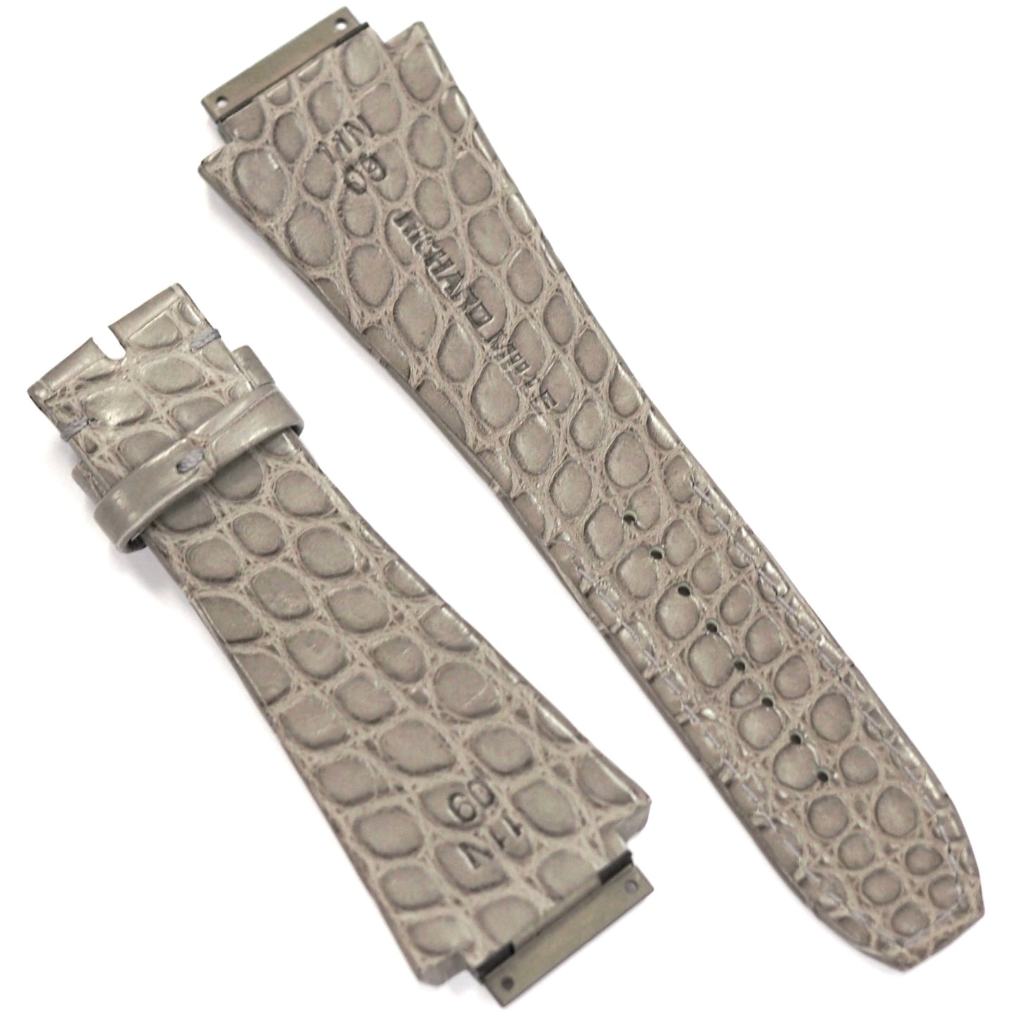 Richard Mille RM11 ALLIGATOR STRAP GREY M SIZE - ART Luxury_Japan