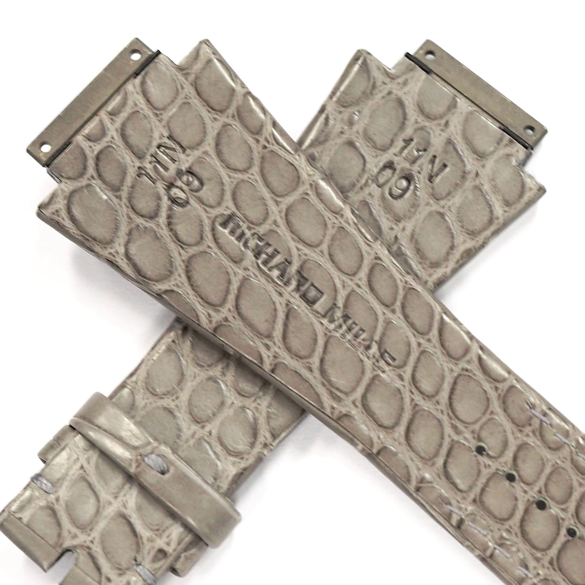 Richard Mille RM11 ALLIGATOR STRAP GREY M SIZE - ART Luxury_Japan