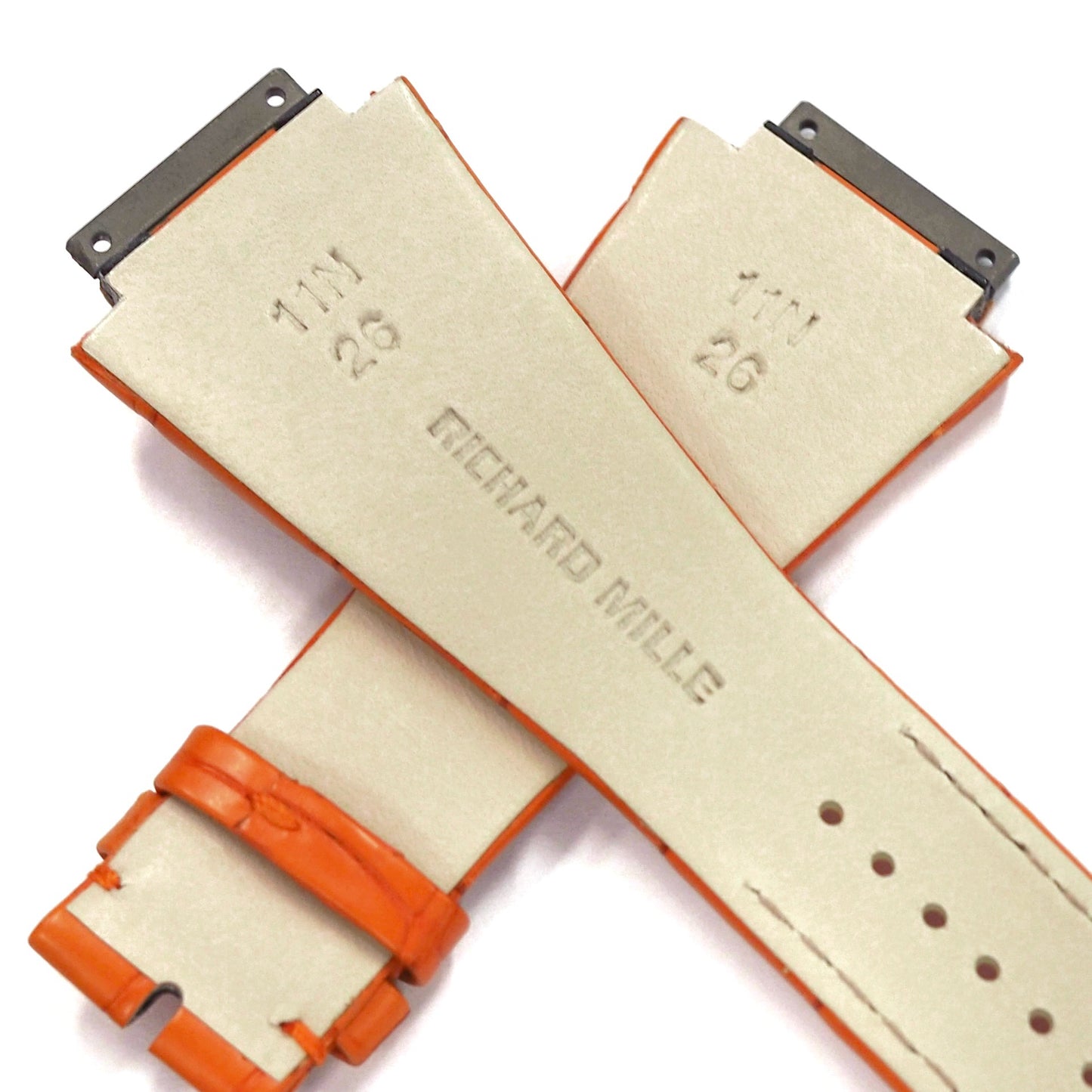 Richard Mille RM11 ALLIGATOR STRAP ORANGE M SIZE - ART Luxury_Japan