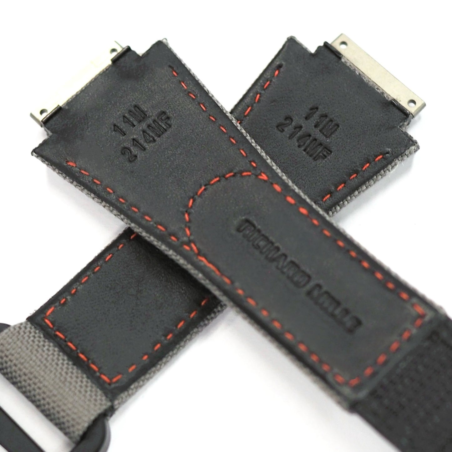 Richard Mille RM11 VELCRO STRAP LIGHT GREY / ORANGE M SIZE - ART Luxury_Japan