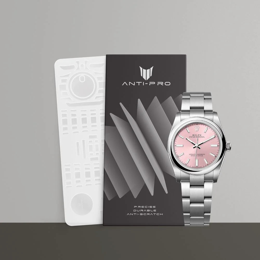 Anti-Pro Rolex Oyster Perpetual 34mm 124200 Series Oyster Bracelet Watch Protection Film - ART Luxury_Japan