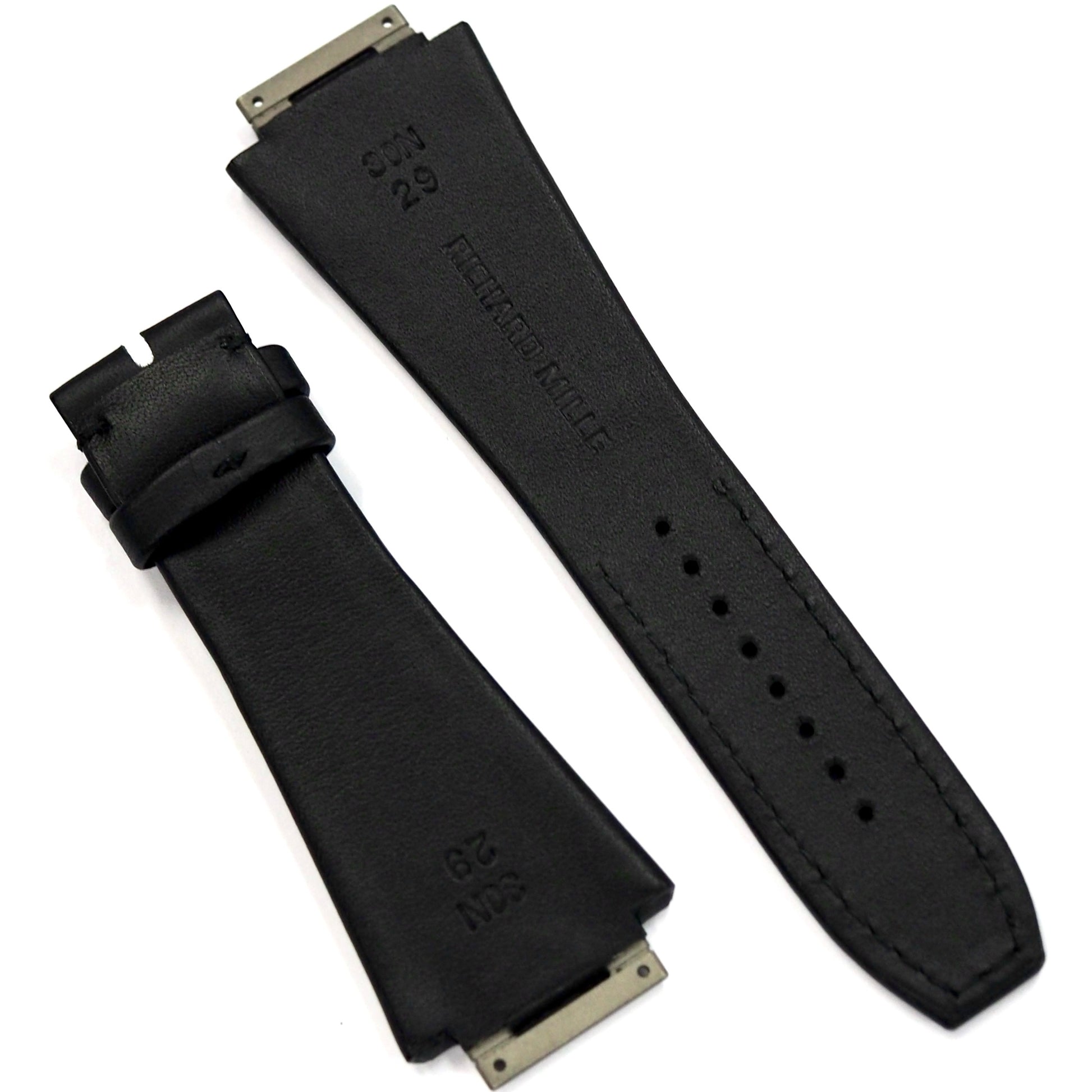 Richard Mille RM30 LEATHER STRAP BLACK M SIZE - ART Luxury_Japan
