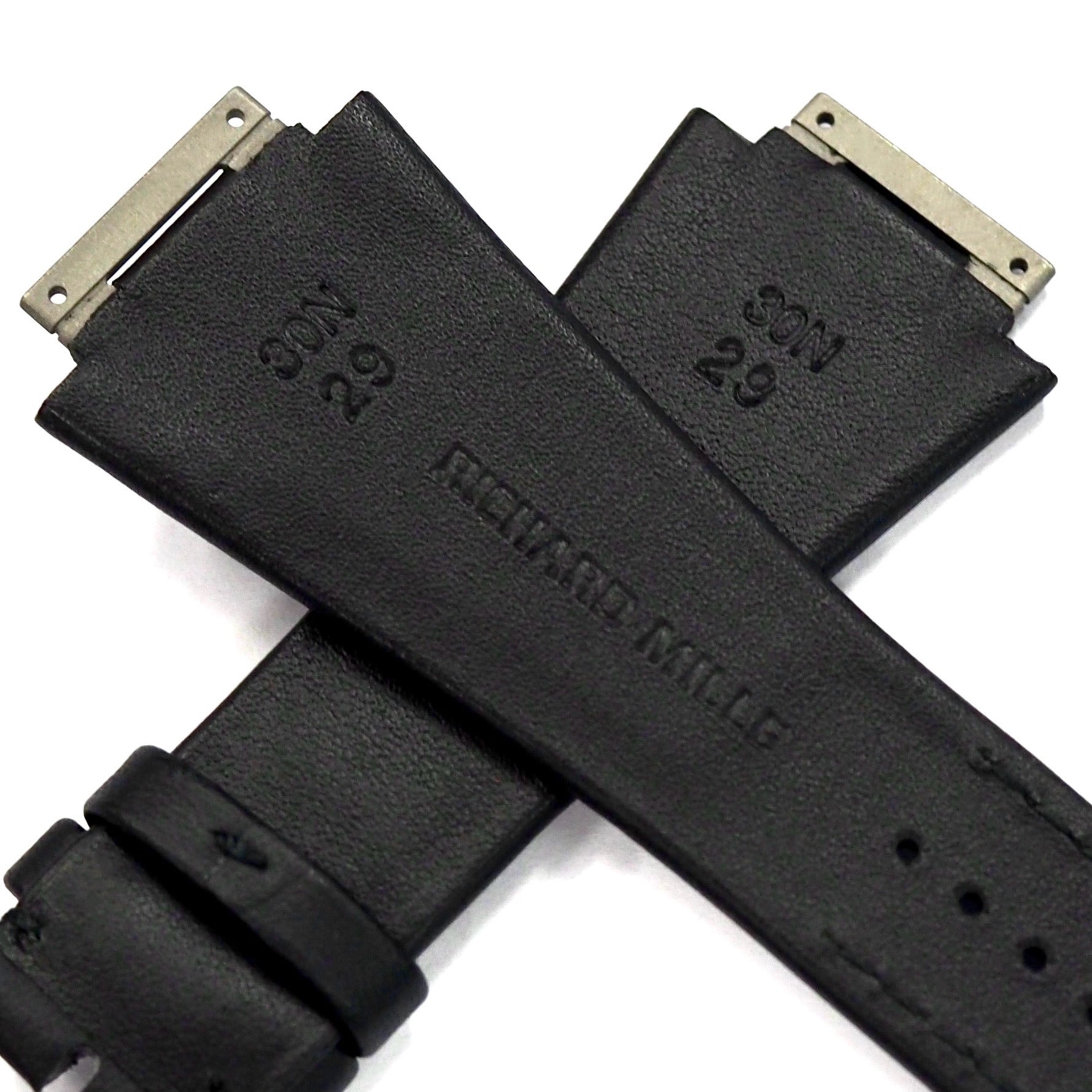 Richard Mille RM30 LEATHER STRAP BLACK M SIZE - ART Luxury_Japan