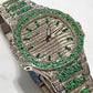 Patek Philippe Nautilus High Jewelry 7118/1453G-001 emeralds - ART Luxury_Japan