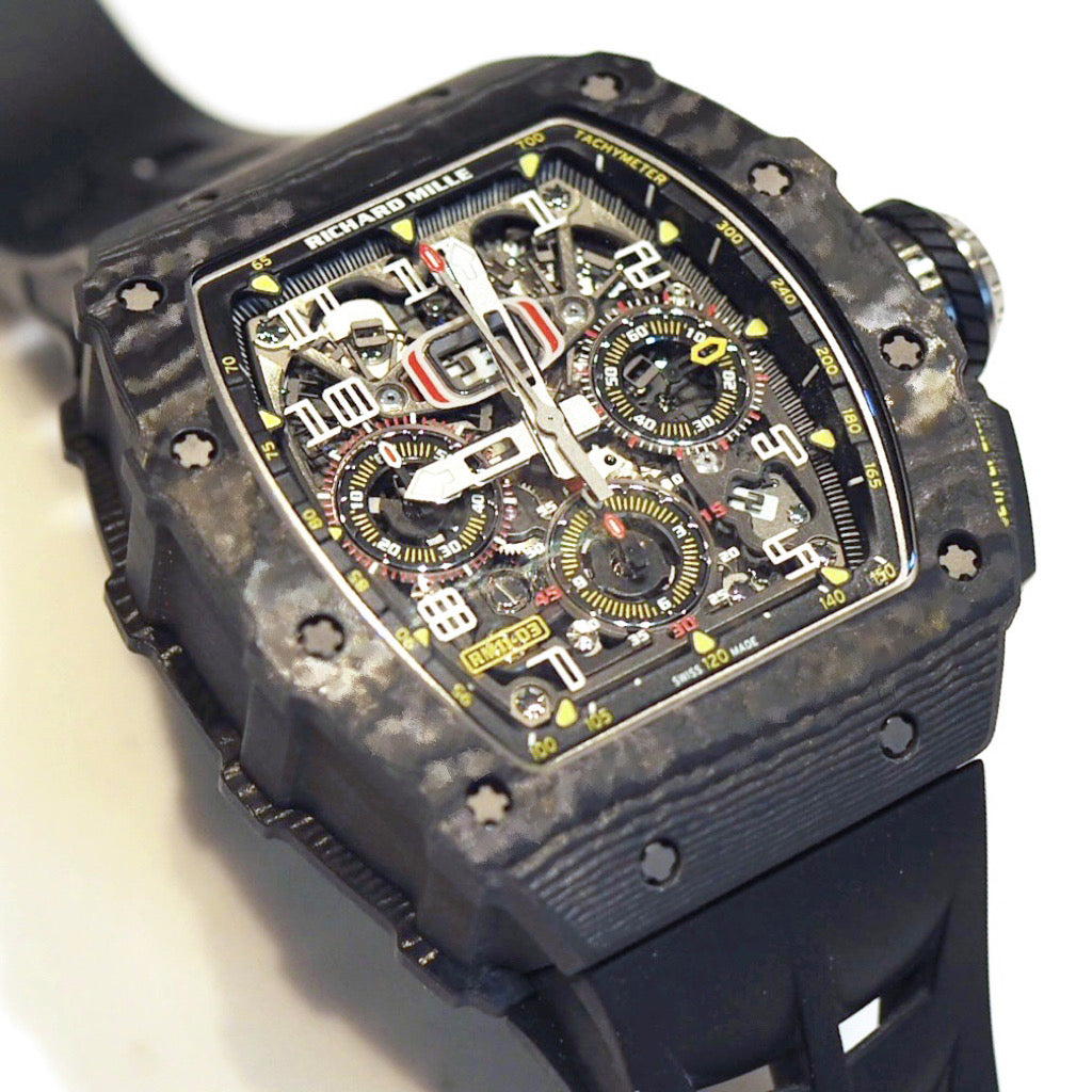 Richard Mille RM11-03 Automatic Flyback Chronograph Black - ART Luxury_Japan