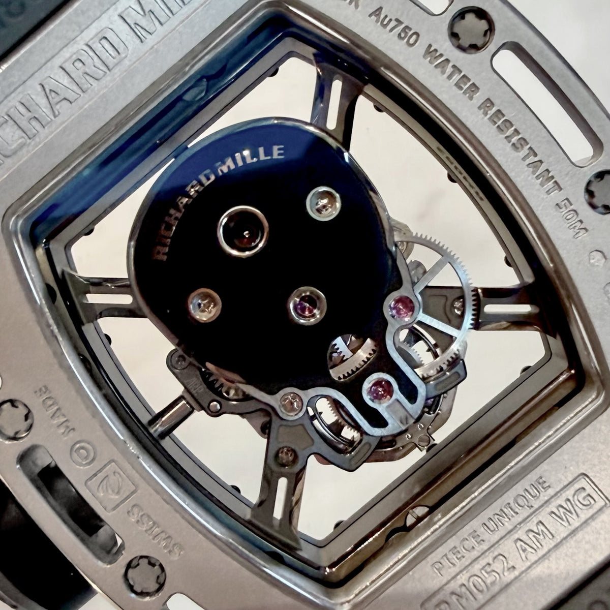 Richard Mille RM052 Black Sapphire Tourbillon Skull - ART Luxury_Japan